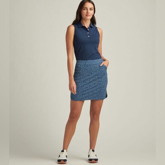 Peter Millar Ocean Ikat Alice Petal Hem Skort / Golf or Tennis / Size Small - Picture 2 of 10